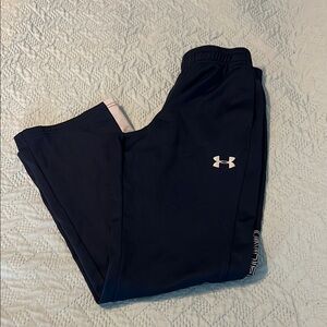 Under Armour Kids size large navy blue Joggers